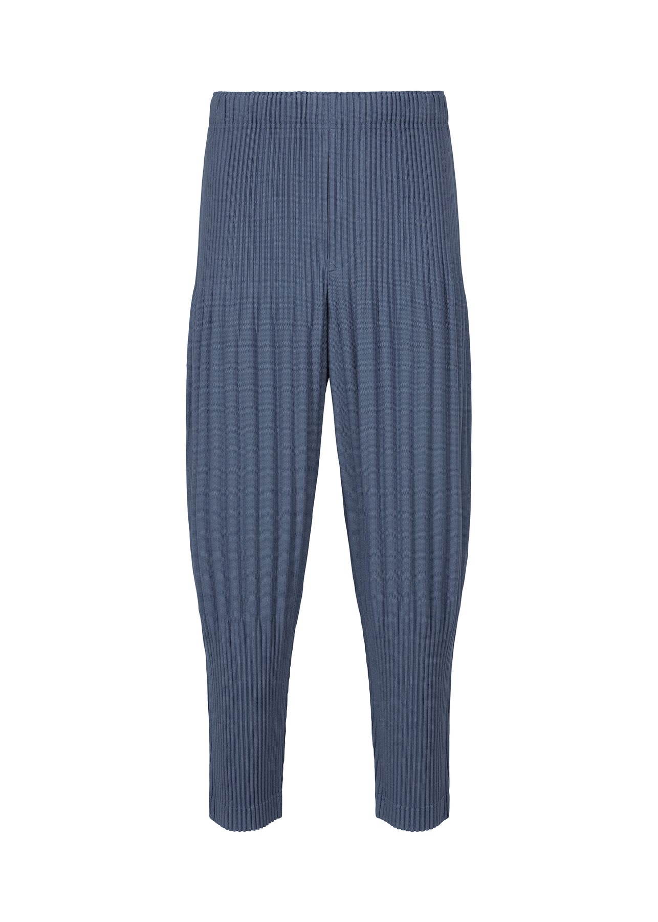 Issey Miyake Pleated Cropped Straight-leg Woven Trousers In Grey | ModeSens
